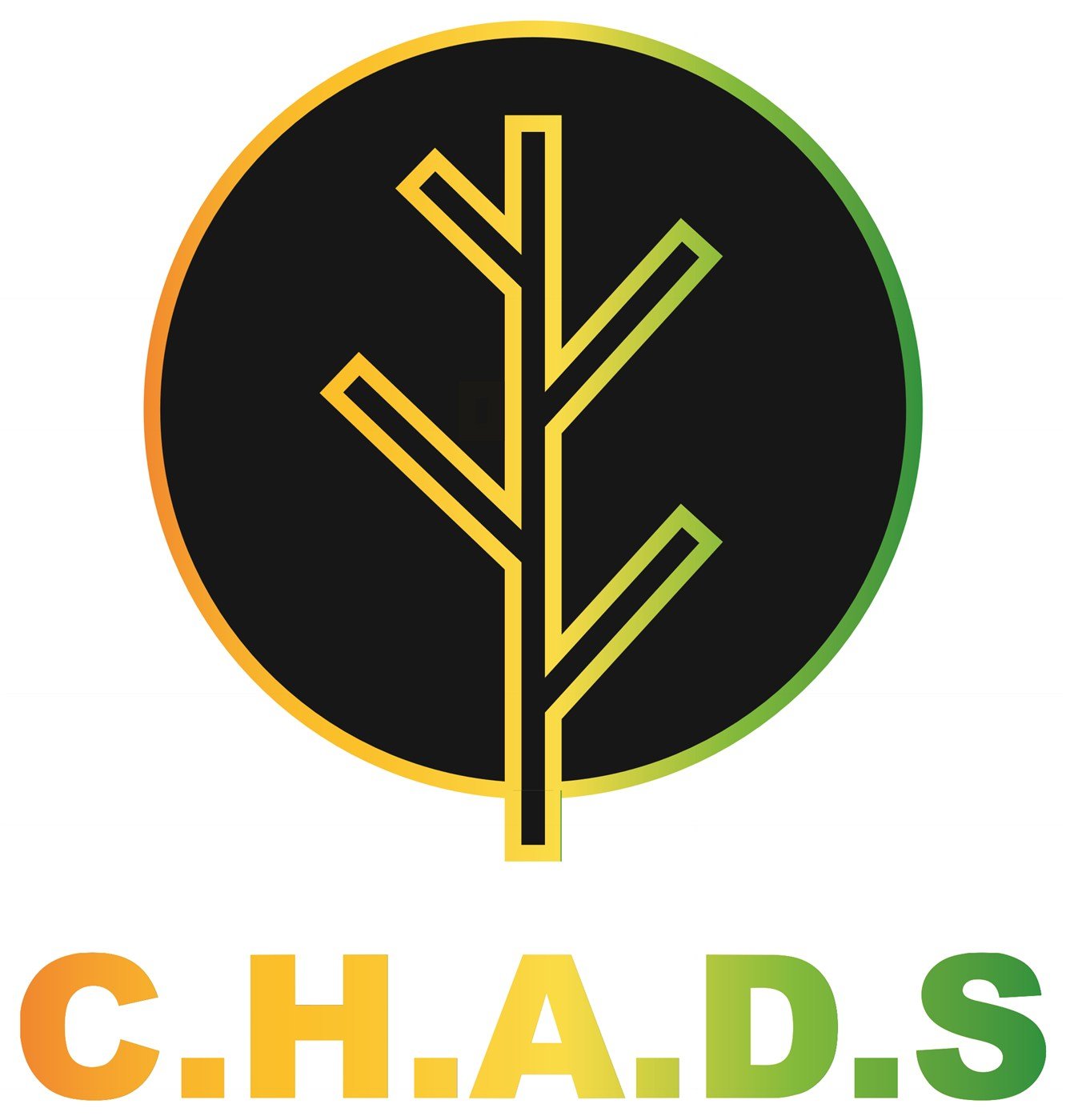 C.H.A.D.S full-colour logo — acacia tree mark and wordmark in the brand gradient